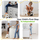 2-Step Wooden Stool for Kids by Ocodile.com