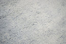 Silver Wool Hand-Woven Area Rug - Modern Solid Design Accent
