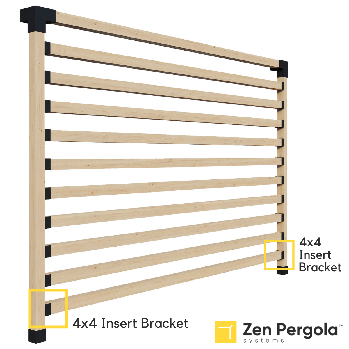 Pergola Insert Bracket (for 4x4 Wood Posts), photo 5 of 6