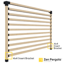Pergola Insert Bracket (for 4x4 Wood Posts)