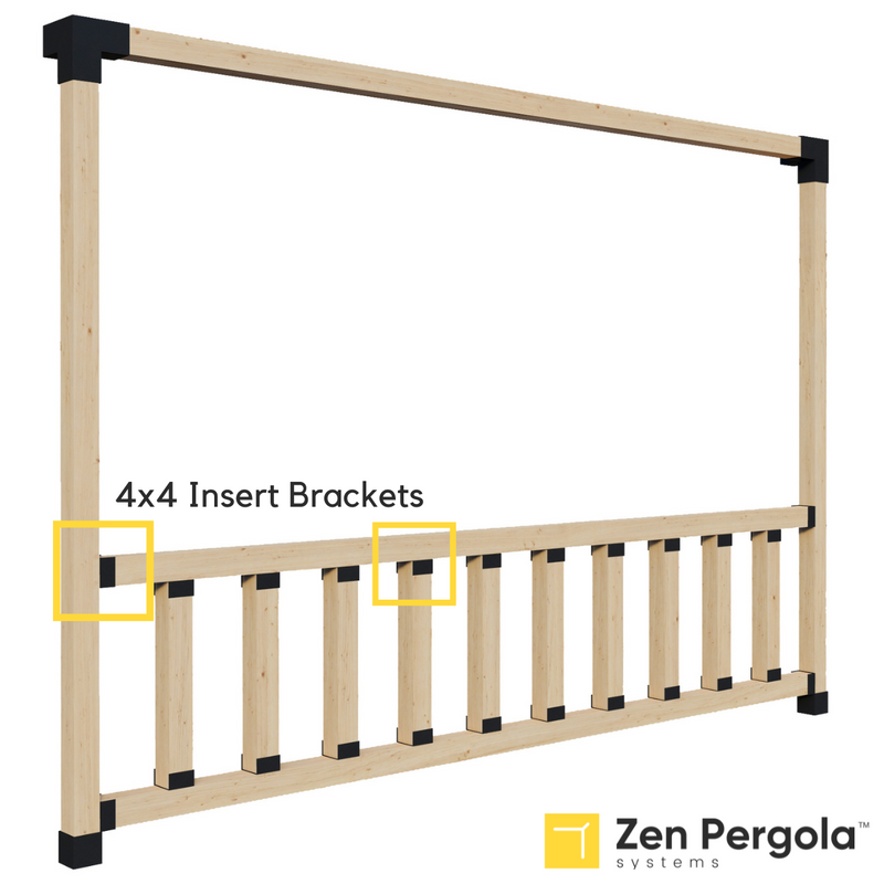 Pergola Insert Bracket (for 4x4 Wood Posts), photo 6 of 6