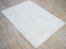 Ivory Handmade Premium Wool Area Rug - Modern Elegant Design