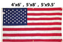 Nylon American Flag with Grommets Along Edges for Wall Hanging - Indoor or Outdoor *Made in USA*