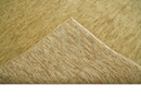 4x6 Small Solid Beige Natural Farmhouse Wool Hand Woven Southwestern Rug| LOR4