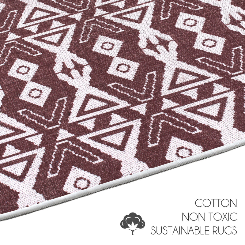 Sussexhome Hairband Collection 2 x 3 Foot Heavy Duty Low Pile  Landing Rug Runner