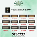 STBCC17 Cast Brass 1W-4W 3CCT Adjustable LED Outdoor Step Light 12V Low Voltage Lighting