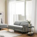 Modular L-shaped Sectional Sofa with Reversible Ottoman and 2 USB Ports by LJGDeals