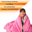 5 Lbs Kids Weighted Blanket with Cover | 36"x48" | 100% Cotton, Glass Beads by Hazli Collection