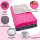 5 Lbs Kids Weighted Blanket with Cover | 36"x48" | 100% Cotton, Glass Beads by Hazli Collection