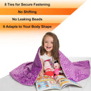 5 Lbs Kids Weighted Blanket with Cover | 36"x48" | 100% Cotton, Glass Beads by Hazli Collection