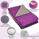 5 Lbs Kids Weighted Blanket with Cover | 36"x48" | 100% Cotton, Glass Beads by Hazli Collection