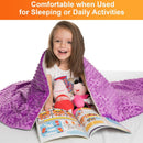 5 Lbs Kids Weighted Blanket with Cover | 36"x48" | 100% Cotton, Glass Beads by Hazli Collection