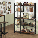 5-Tier Bakers Rack with Power Outlets and 10 S-Shaped Hooks by LJGDeals