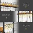 5-Tier Bakers Rack with Power Outlets and 10 S-Shaped Hooks by LJGDeals