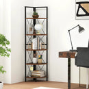 5-Tier Freestanding Corner Shelf 63 Inch Tall Storage Rack by LJGDeals