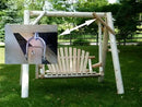 Handcrafted Patio Wooden Swing by Cedar Creek Rustic Furniture