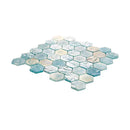 Aqua 12x12 Matte Hexagon Glass Mosaic Tile (10 pack, 9.6 sq ft/case) - Sample
