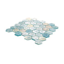Aqua 12x12 Matte Hexagon Glass Mosaic Tile (10 pack, 9.6 sq ft/case)