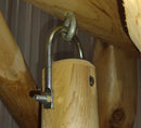Rustic Log Swing Set by Cedar Creek Rustic Furniture