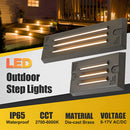 5" Grating Step Lights Outdoor Die Cast Brass 3W Flush Mount