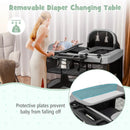 5-in-1 Portable Baby Playard with Cradle and Storage Basket by LJGDeals