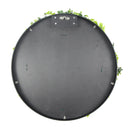 Artificial Green Wall Disc 30in – Black Frame – UV Resistant – Commercial Grade by Designer Plants USA