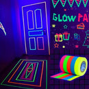 5-Pack: Neon Fluorescent Tape Set