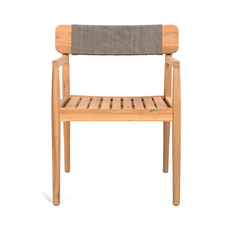 Premium 5-Piece Acacia Wooden Outdoor Furniture Patio Set With Dining Chairs And Table (SAK70445)