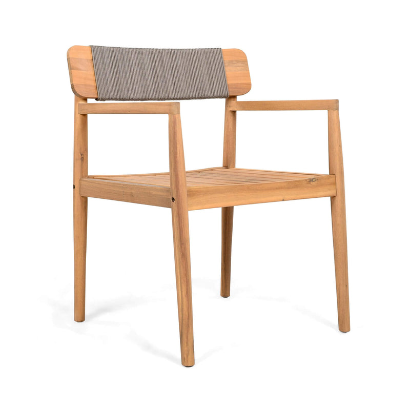 Alora Premium 5-Piece Acacia Wooden Outdoor Furniture Patio Set With Dining Chairs And Table (SAK70445)