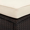 Alora Premium 5-Piece All-Weather Half-Moon Outdoor Rattan Wicker Patio Sectional Sofa Furniture Set With Tempered Glass Table (SAK32615)