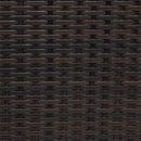 Alora Premium 5-Piece All-Weather Half-Moon Outdoor Rattan Wicker Patio Sectional Sofa Furniture Set With Tempered Glass Table (SAK32615)