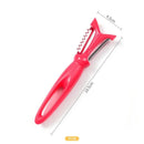 5 piece colorful stainless steel vegetable peeler set kitchen tools by Decorbites