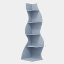 5-Tier Corner Shelf, Modern Wall Corner Bookshelf Bookcase