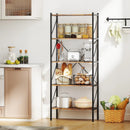 5-Tier Bookshelf with Open Shelves and Heavy Duty Metal Frame by LJGDeals