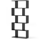 5-Tier Bookshelf with Anti-Toppling Device for Living Room Home Office by LJGDeals