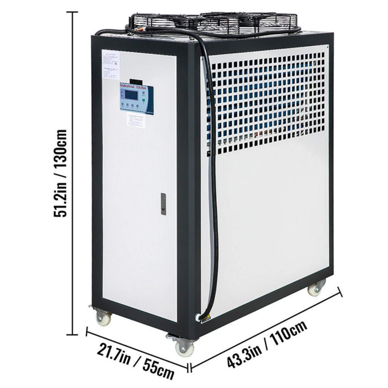 Smart Air-Cooled SS Industrial Water Chiller With LCD Display (SAK26458)