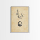 Christmas Tree Ornament Painting Print, Boho Christmas Wall Art, Framed Canvas