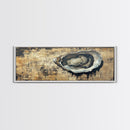 Extra Wide Panoramic Print of an Oyster, Wabi Sabi Minimalist Wall Art, Kitchen Home Decor, Kitchen Art, Wall Art for Dining Room
