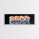 Kitchen Wall Art Home Decor, Dining Room Art, Painting of Sushi Canvas Print, Modern Art, Eclectic Kitchen Decor, Modern Kitchen