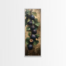Canvas Print Fig Painting Still Life Rustic Kitchen Art Farmhouse Decor Botanical Print Food Review Wall Art