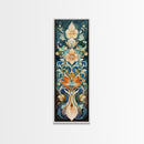 Canvas Print Moroccan Wall Art Botanical Prints Chinoiserie Wall Art Floral Rustic Decor Tall Narrow Wall Art Bedroom Art Christmas Gift