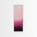 Gradient Pink Ombre Framed Canvas Print Light Pink Abstract Wall Art Bedroom or Living Room Coastal Cowgirl Aesthetic