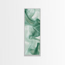 Abstract Green Canvas Print, Botanical Wall Art, Whimsical Minimalist Sage Artwork, Moody Decor for Bedroom or Guest Room, Gift Idea