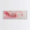 Elegant Lace Hands Canvas Print Feminine Glam Art Light Pink Wall Art Romantic Home Decor Vertical Artwork Gift Idea For Her