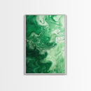 Abstract Sage Green Canvas Print, Modern Wall Art, Minimalist Home Decor, Wabi Sabi Wall Art, Farmhouse Living Room Decor