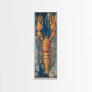 Lobster Painting, Coastal Wall Art, Nautical Decor, Seafood Art, Framed  Print, Rustic Wall Art, Farmhouse Art, Kitchen Wall Art