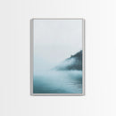 Misty Waters, Lake Tahoe Art, Moody Art, Coastal Landscape, Nautical Wall Art, Wabi Sabi Art, Minimalist Art, Canvas Print