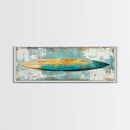 Surfboard Art, Beach Decor, Coastal Wall Art, Surfboard Painting, Beach Art, Bedroom Wall Art, Canvas Print, Framed Canvas Print