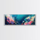 Underwater Coral Reef Canvas Print, Vibrant Ocean Life Wall Art, Marine Aesthetic, Coastal Home Decor, Sea Lovers Gift