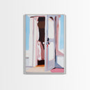 Open Door, Sunlit Entryway, Warm Aesthetic, Canvas Print, Cozy Home Decor, Minimalist Art, Farmhouse Wall Art, Living Room Decor